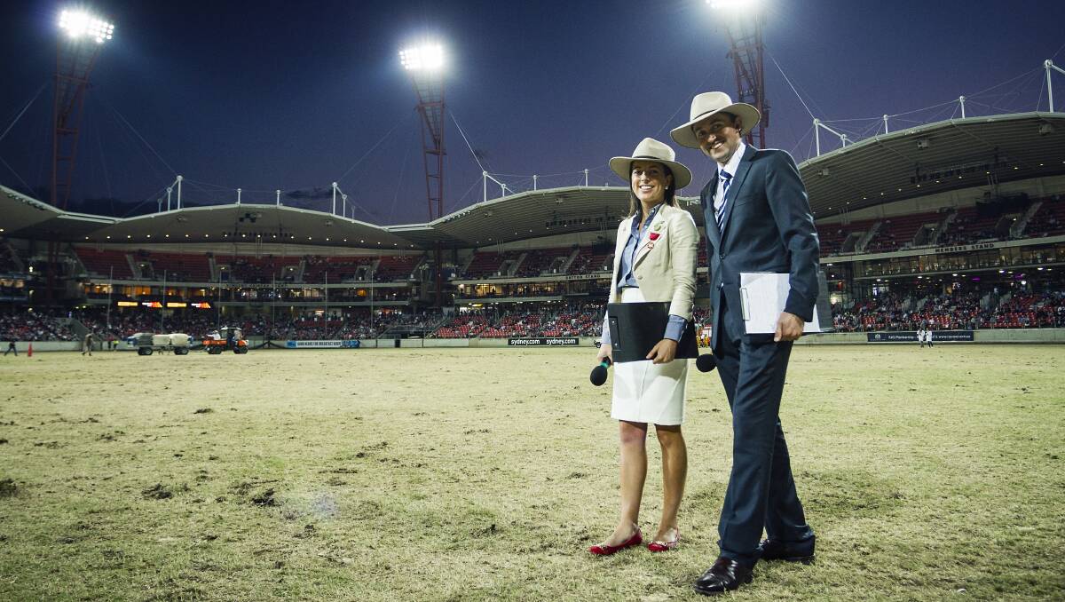 Sydney Royal Easter Show main ring announcers bring the show to life
