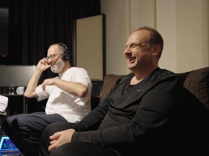 Actor Ben Phillips (right) helped Tony Krawitz direct Touch and advised on the film with no images. (HANDOUT/MASTERCARD)