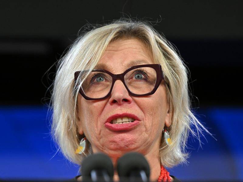 Rosie Batty delivers an impassioned speech to the National Press Club. (Mick Tsikas/AAP PHOTOS)