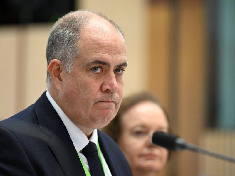 ABC Managing Director David Anderson has been quizzed about reporting bias in the Gaza conflict. (Lukas Coch/AAP PHOTOS)